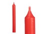 Acorde Lot de 8 bougies cierges rouges 20 cm 8 heures (Set de 12)