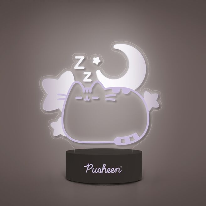 ERIK Lampe LED Pusheen Dreams Déco - Luminothérapie - Fonctionne sur piles AAA ou USB-C - Dimensions 17x19,5x5,5 cm ERIK Lampe LED Pusheen Dreams Déco - Luminothérapie - Fonctionne sur piles AAA ou USB-C - Dimensions 17x19,5x5,5 cm