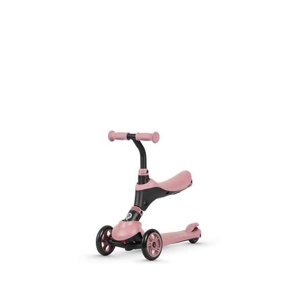Ociotrends Patinete Sema Rosa 5 en 1 - Trottinette 3 Roues pour Enfant a Partir de 1 An, Metal et PVC