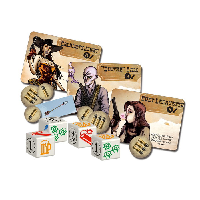 Asmodee Bang! Le Jeu de Dés - Jeu de société rapide, 3-8 joueurs, 15 min, version espagnole