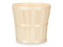 Ibergarden Cache-pot Rond Bambou 25 cm Naturel avec Doublure PVC (Set de 24)