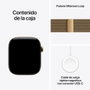 Apple Watch Series 12 GPS + Cellular 46 mm Titane Or Éclatant Milanese Loop M/L