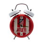 CYP BRANDS - Réveil musical avec alarme double, son hymne de l'Atlético de Madrid et alerte classique, pour supporter votre club de football préféré