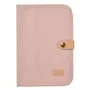 Beaba - Protège-carnet de santé canvas, rose poudré, 100% polyester imperméable, 17.5 x 25 cm