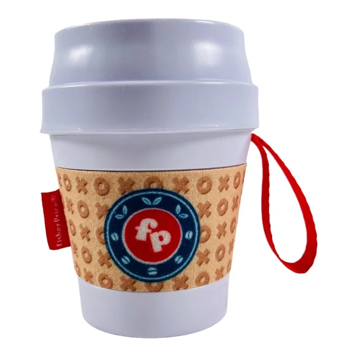 Fisher Price Tasse à café, Hochet avec jouet de dentition 2-en-1 Fisher Price Tasse à café, Hochet avec jouet de dentition 2-en-1