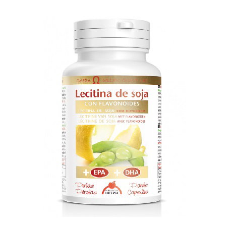 INTERSA Lécithine de Soja avec Flavonoïdes, 1200mg, 90 perles