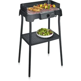 Severin Barbecue électrique sur pieds PG8594, 2000 W, Noir