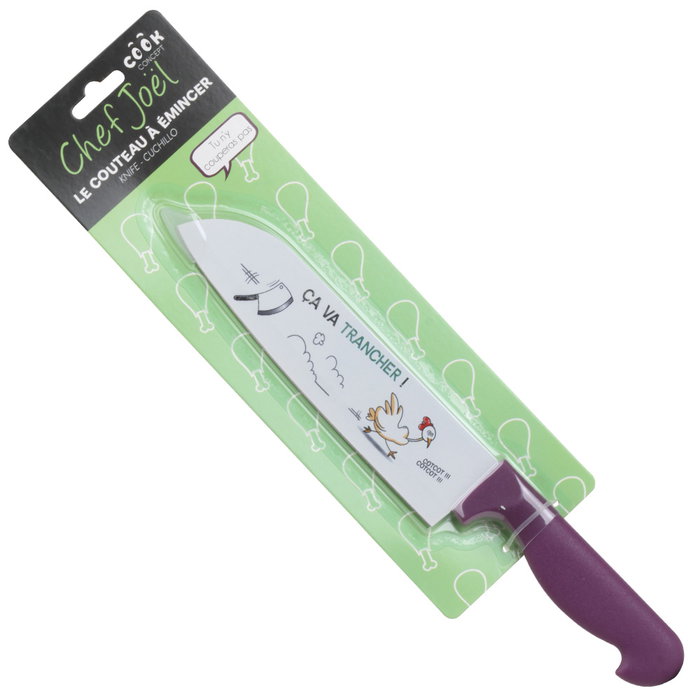 Cook Concept Couteau de chef en acier inoxydable Ludique