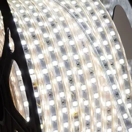 Bande LED 60 LEDs/M 500W 42.000Lm 2700K SMD5050 220VAC IP65 x50M 40.000H HO-220-60-50M-WW