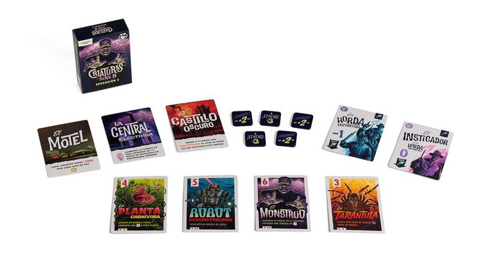 Criaturas Serie B : Expansion I - Jeu de cartes déduction et stratégie - Tranjis Games