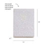 Apli Cuaderno Brillante Blanco Punteado B2F 11,7x15x2 cm