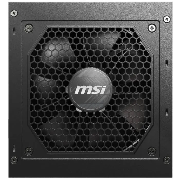 MSI MAG A750GL - Alimentation PC 750W Noir - ATX 3.0, PCIe 5.0, 80 Plus Gold, Câbles plats