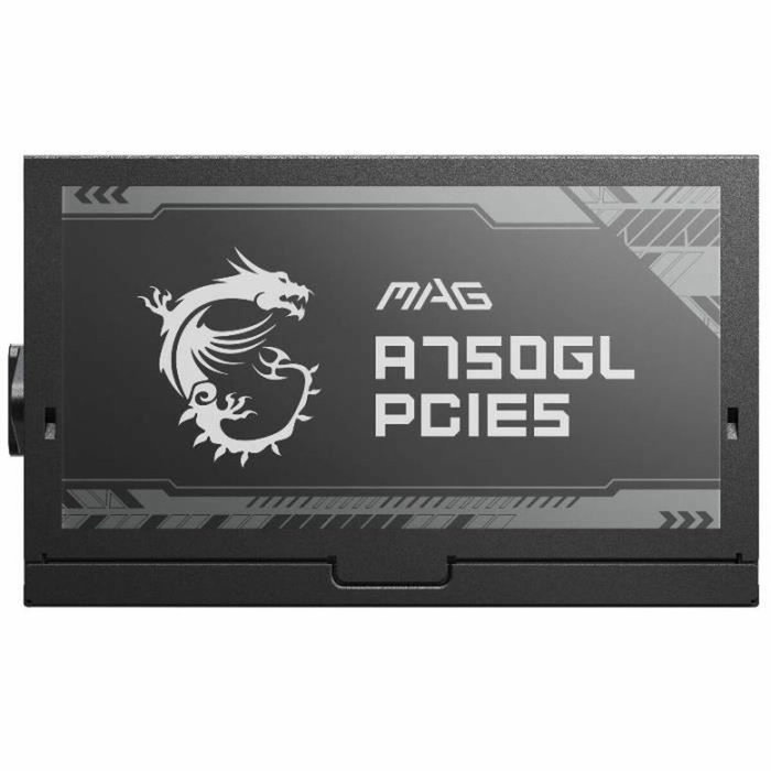 MSI MAG A750GL PCIE5 750W 80 Plus Gold Modulaire Noir