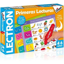 Diset Lectron - Lápiz Primeras Lecturas - Jeu éducatif électronique en espagnol pour enfants dès 4 ans - Stylo avec sons et lumières