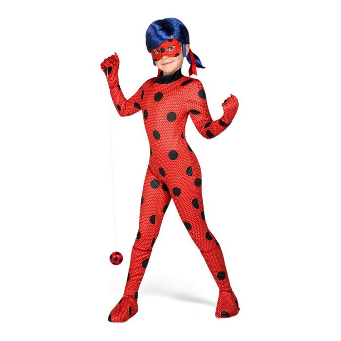 BigBuy Carnival Déguisement pour Enfants Lady Bug avec Perruque, Rouge, 12-14 Ans BigBuy Carnival Déguisement pour Enfants Lady Bug avec Perruque, Rouge, 12-14 Ans