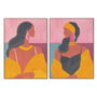 Home ESPRIT Toile Moderne chica 100 x 4 x 140 cm (2 Unités)