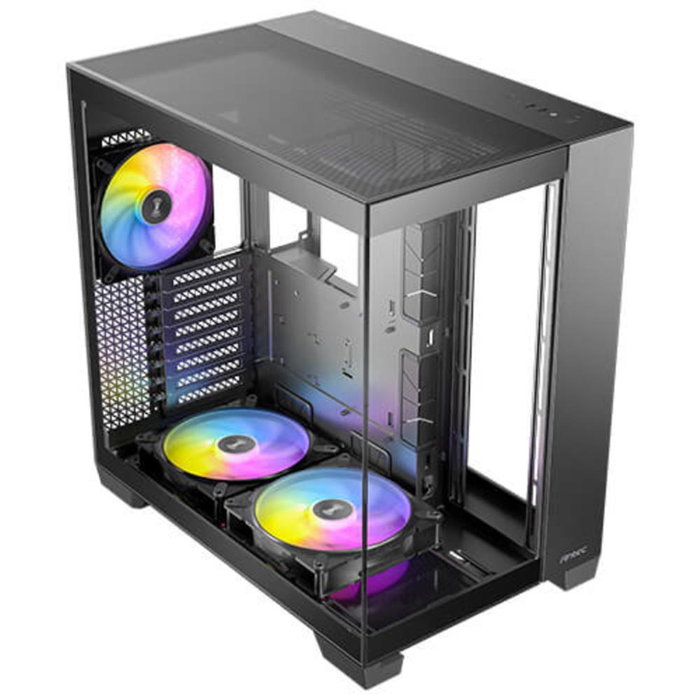 Antec C8 ARGB Boîtier PC Gaming Full Tower Noir Vitre Trempée Éclairage RGB Ventilateurs 120-140mm