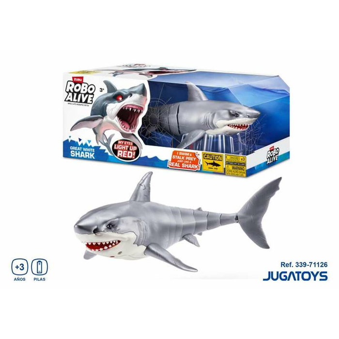 Zuru Shark Attack Robo Alive - Grand Requin Blanc de 40 cm Zuru Shark Attack Robo Alive - Grand Requin Blanc de 40 cm