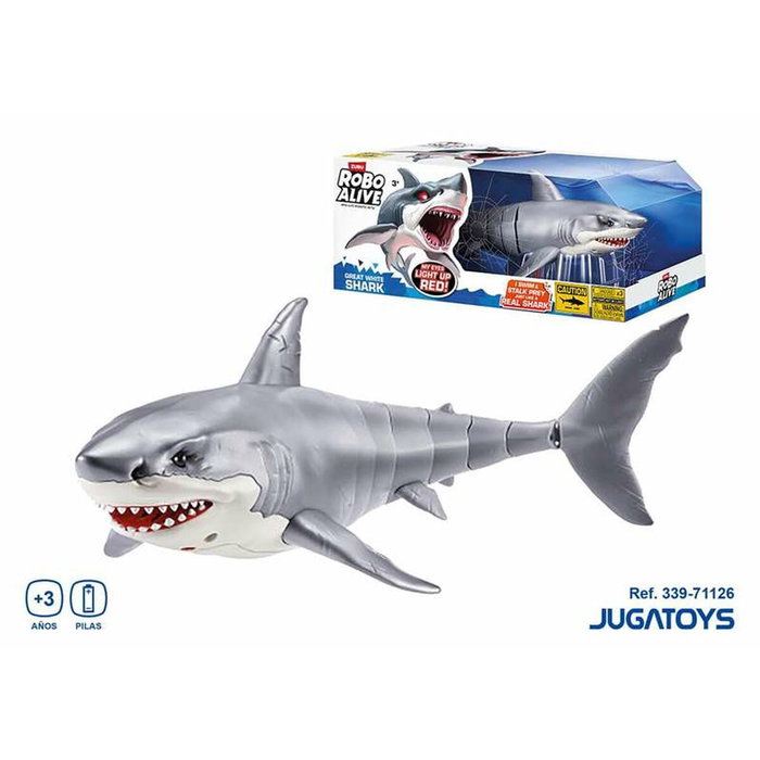 Zuru Shark Attack Robo Alive - Grand Requin Blanc de 40 cm Zuru Shark Attack Robo Alive - Grand Requin Blanc de 40 cm