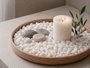 GIFTDECOR Bote Piedra 8-15 mm 700g Blanc