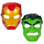 Hasbro Marvel Pack de 2 Masques Déguisement Avengers pour Enfants : Iron Man et Hulk G0436, À Partir de 5 Ans