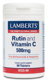 LAMBERTS RUTIN + VIT. C + BIOFLAVONOIDES 90 comprimés