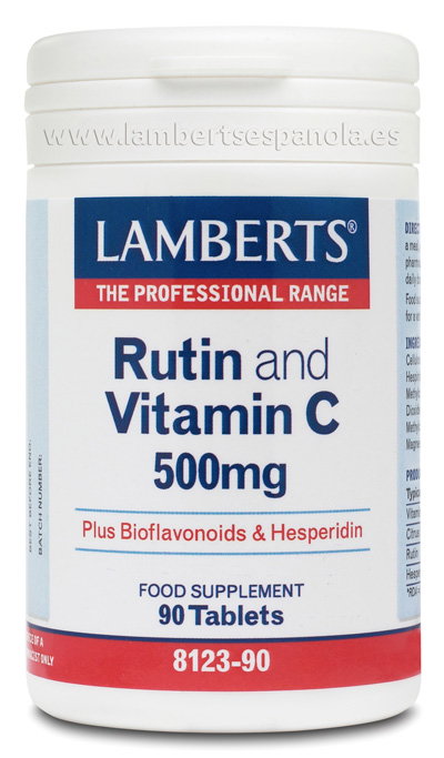 LAMBERTS RUTIN + VIT. C + BIOFLAVONOIDES 90 comprimés LAMBERTS RUTIN + VIT. C + BIOFLAVONOIDES 90 comprimés