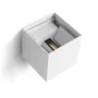 Applique LED Extérieure 2x5W 100Lm/W IP65 Blanc 4000K [HO-APL06-IP65-W-W]