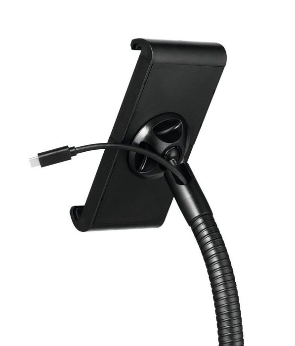 Durable Support tablette sur pied TOUGH FLOOR, bras flexible, antivol, rotation 360°, pour tablettes de 7 à 13 pouces, bureau, bâtiments publics, télétravail Durable Support tablette sur pied TOUGH FLOOR, bras flexible, antivol, rotation 360°, pour tablettes de 7 à 13 pouces, bureau, bâtiments publics, télétravail