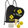 Schildkröt Set de Street Racket - 2 Raquettes, 2 Balles, Cercles de Rue - Sport de Raquette Flexible pour Enfants