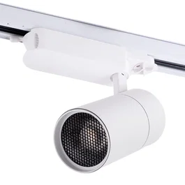 Projecteur LED sur rail trifasique 30W Blanc chaud anti-éblouissement 2527Lm CRI90 2700K
