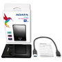 ADATA HV620S Disque Dur Externe Portable 4 To USB 3.1 2.5" Ultra-Mince et Élégant Noir - Conception Anti-Rayures, Compatibilité Universelle
