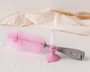 KioKids - Cepillo Limpiabiberones con Accesorio para Tetinas, Rosa et Gris, Soft Nordic