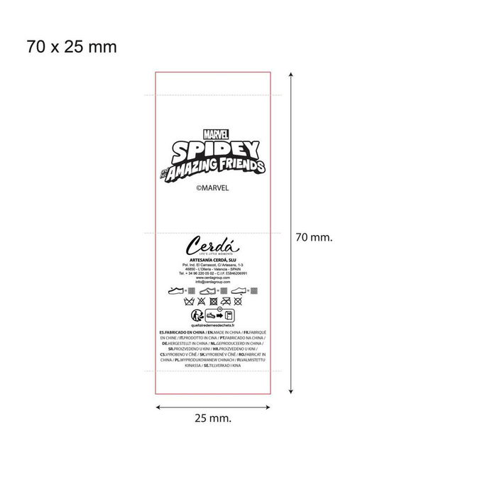 Chaussons Spidey Rouge