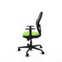 Piqueras y Crespo Chaise de bureau Jorquera Pistache et Noir