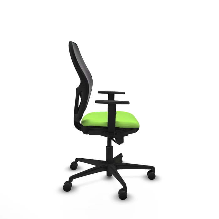 Piqueras y Crespo Chaise de bureau Jorquera Pistache et Noir