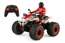 Crazon Moto Quad radiocommandé 1:14 avec lumières et sons - Rouge
