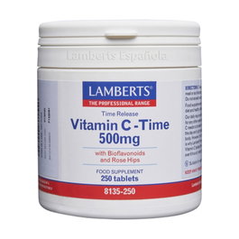 LAMBERTS Vitamine C 500 mg à libération soutenue, 250 comprimés