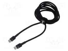 BASEUS Câble USB-C vers USB-C High Speed USB 2.0, 2m, noir