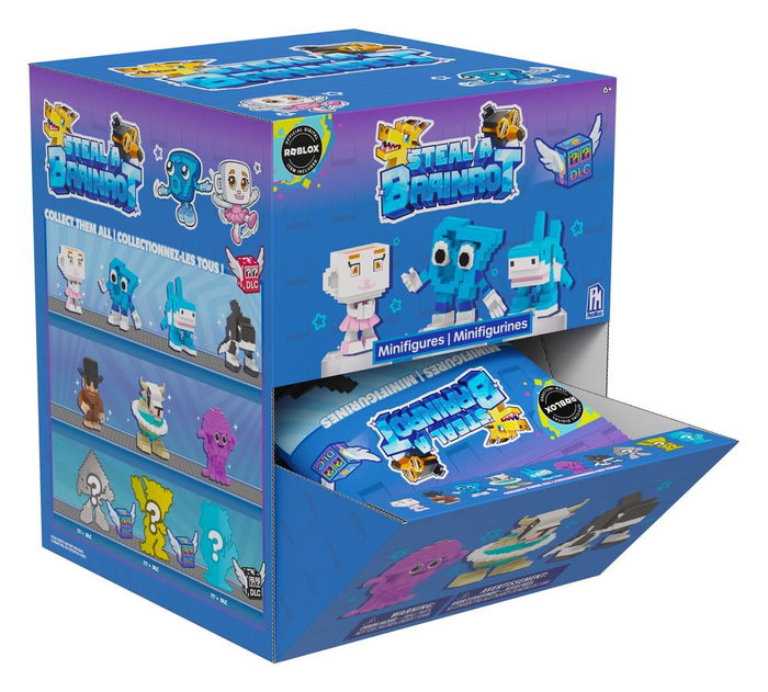 Phat Mojo Steal a Brainrot Blind Bag Présentoir de 24 Mini-Figurines