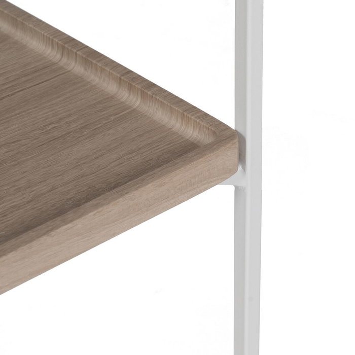 BigBuy Home Meuble d'Entrée Blanc Naturel 120 x 30 x 75 cm BigBuy Home Meuble d'Entrée Blanc Naturel 120 x 30 x 75 cm