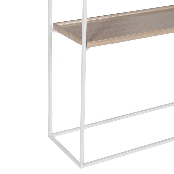BigBuy Home Meuble d'Entrée Blanc Naturel 120 x 30 x 75 cm BigBuy Home Meuble d'Entrée Blanc Naturel 120 x 30 x 75 cm
