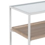 BigBuy Home Meuble d'Entrée Blanc Naturel 120 x 30 x 75 cm