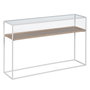 BigBuy Home Meuble d'Entrée Blanc Naturel 120 x 30 x 75 cm