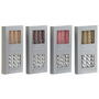 Ensemble de Bougies DKD Home Decor Bicolore 2 x 2 x 18,5 cm 4 Pièces (4 Unités)