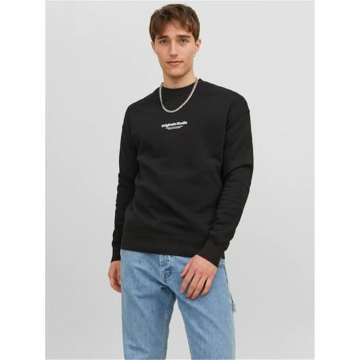 Sweat sans capuche homme Jack & Jones Jorvesterbro Noir