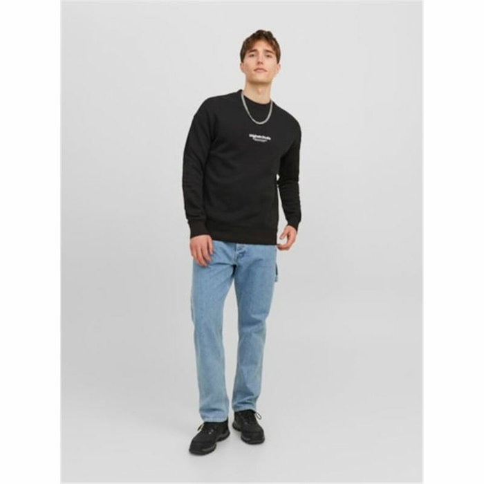 Sweat sans capuche homme Jack & Jones Jorvesterbro Noir