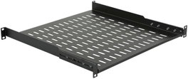 Lanview Logon RAS405BL Étagère de montage 1U 19 pouces, profondeur 450 mm, noir