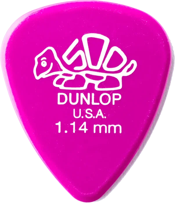Dunlop Pack 12 Médiators Delrin 500 - 1,14mm Dunlop Pack 12 Médiators Delrin 500 - 1,14mm