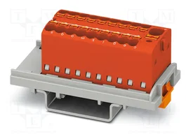 PHOENIX CONTACT PTFIX 4/18X1,5-NS35 RD Connecteur pour rail